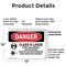 Signmission Radiation & Laser Sign, 10 in H x 14 in W, Plastic, Rectangle OS-2PACK-DS-P-1014-L-1419 - alternate 7